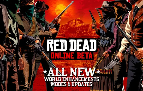 Бандиты, кавбои, Red Dead Redemption 2, Red Dead Online