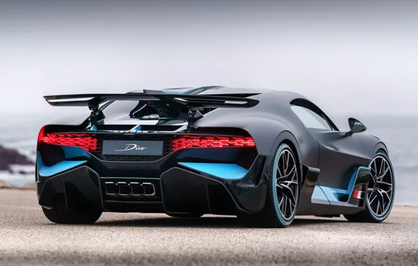 Bugatti, суперкар, вид сзади, 2018, гиперкар, Divo