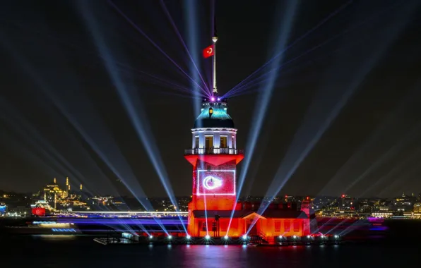 Turkey, istanbul, maiden tower