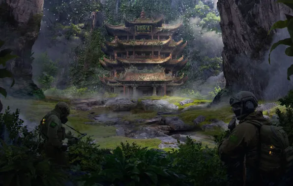 Картинка China, храм, weihao wei, Yunnan Province, The Search for the beast