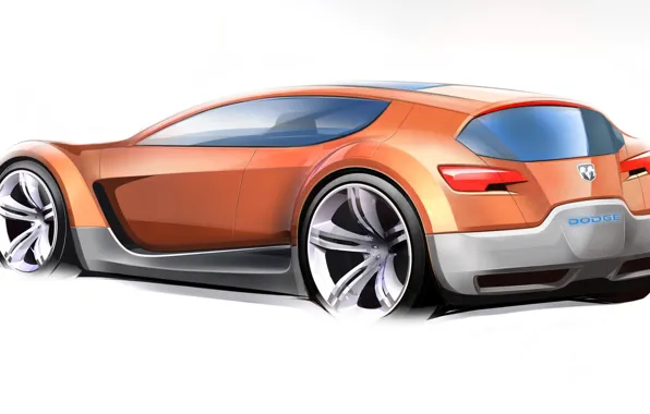 Дизайн, рисунок, concept, dodge