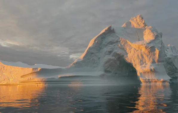 Океан, айсберг, льдина, Гренландия, Greenland