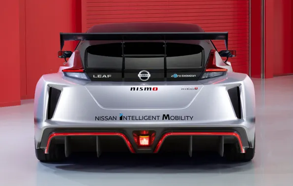 Nissan, вид сзади, 2018, Leaf, Nismo RC