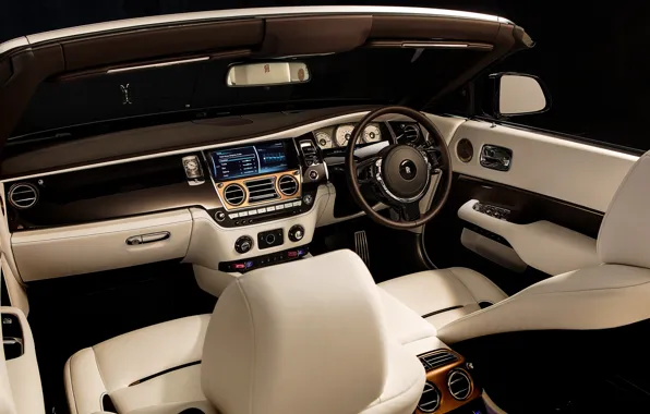 Rolls-Royce, салон, Dawn, 2018