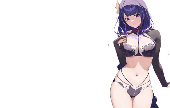 Girl, sexy, lingerie, pantsu, bra, cleavage, panties, long hair