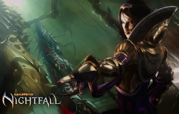 Girl, guild wars, nightfall