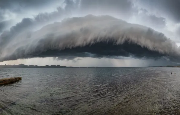 Море, природа, облако