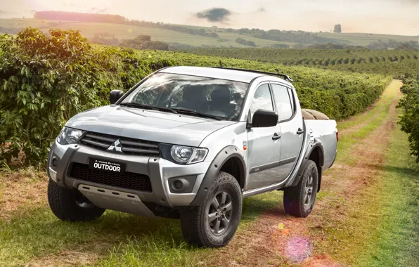 Mitsubishi, пикап, плантация, Outdoor, L200, 2016, Triton