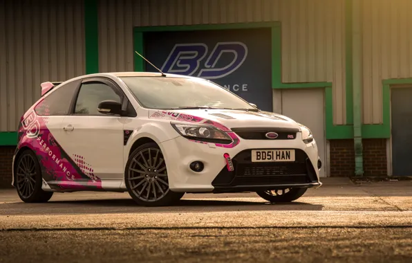 Ford, white, focus, bd perfomance