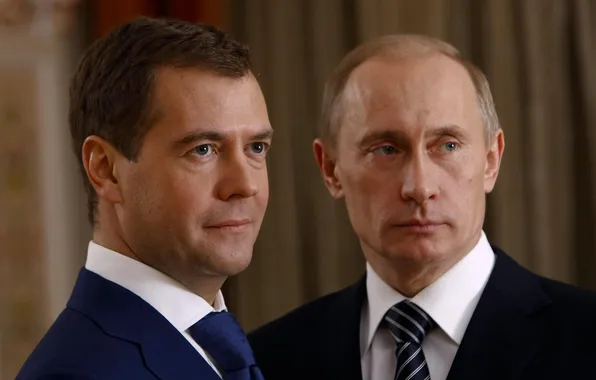 Картинка Путин, Владимир, Путин Владимир Владимирович, Медведев Дмитрий