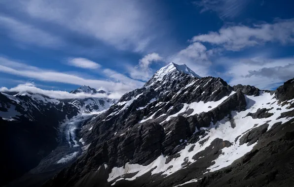 Природа, Горы, Новая Зеландия, Mount Cook