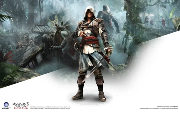 Эдвард Кенуэй, Edward Kenway, Assassin'S Creed IV Black Flag, Кредо Убийцы 4 Черный Флаг