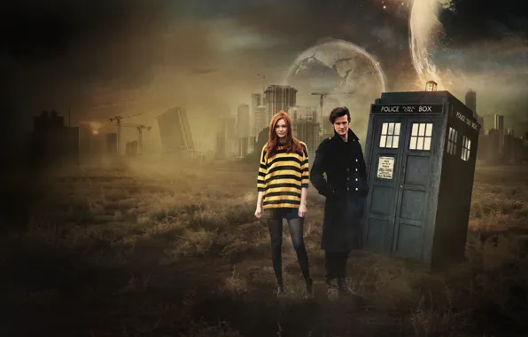 Картинка Doctor Who, Matt Smith, Karen Gillan, Eleventh