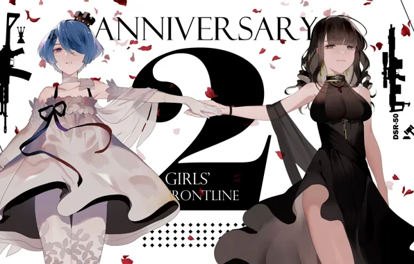 Оружие, девушки, аниме, Girls Frontline, Девушки фронта