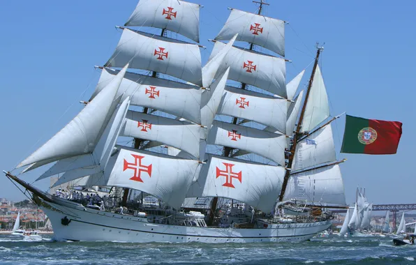 Парусник, барк, Sagres ll