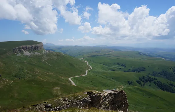 Пейзаж, горы, природа, landscape, nature, mountains, кавказ, caucasus