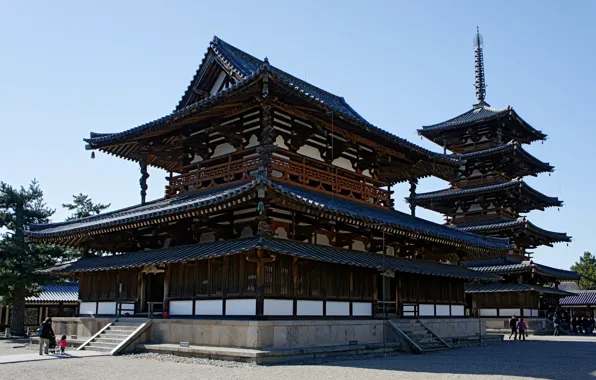 City, Japan, beautiful, Horyu