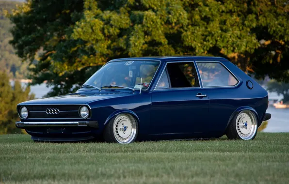 Ауди, audi, тюнинг, wheels, style, blue, tuning, classic