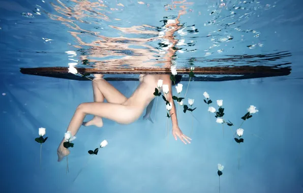 Girl, sexy, underwater, photographer, model, nude, erotic, body