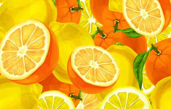 Апельсины, фрукты, цитрусы