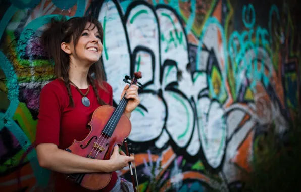 Картинка Граффити, Lindsey Stirling, Violin, Скрипка.