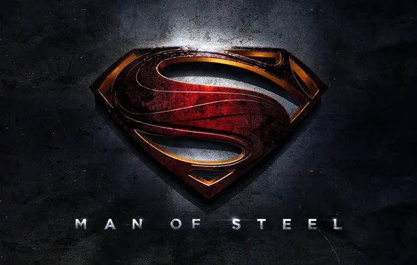 Постер, Логотип, Superman, Человек из стали, Man of Steel