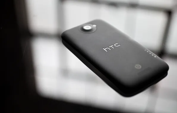 Картинка стекло, черный, смартфон, HTC, One X