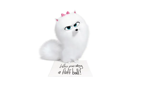 Листок, собака, бантики, Тайная жизнь домашних животных 2, The Secret Life of Pets 2