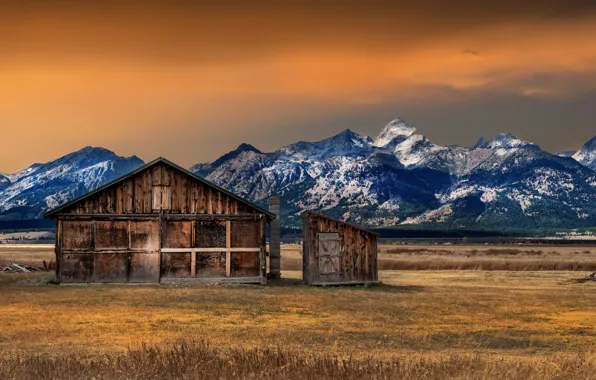 Fall, Grand Teton National Park, Mormon, Row