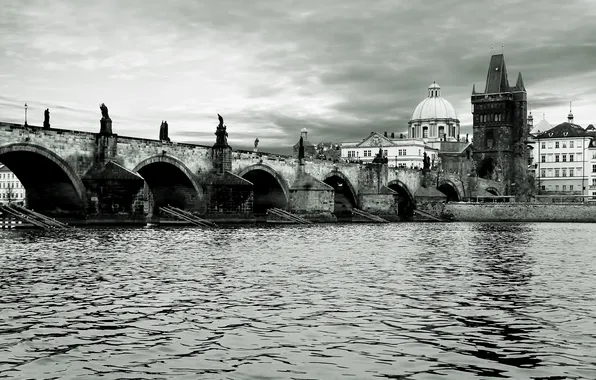 Прага, Карлов мост, Обои Чехия
