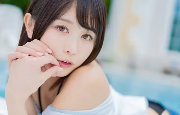Beautiful, Asian, Model, Woman, Cute, Pretty, Japanese, Outdoor