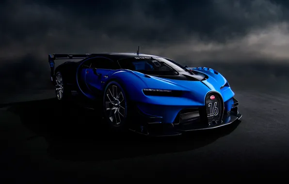 Фон, арт, концепт-кар, гиперкар, Bugatti Vision Gran Turismo