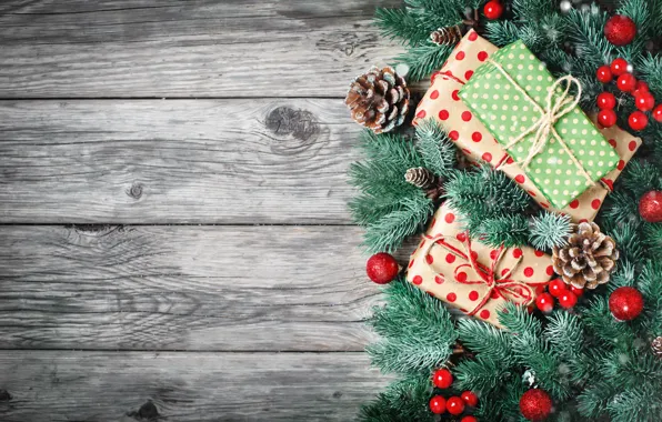 Украшения, Новый Год, Рождество, подарки, christmas, balls, wood, merry