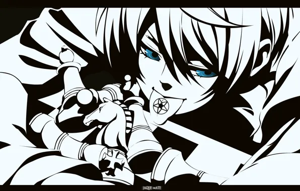 Шахматы, маньяк, безумие, клеймо, Темный Дворецкий, Kuroshitsuji, Alois Trancy