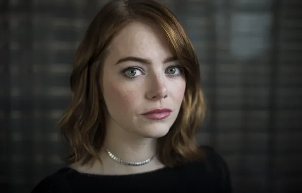 Взгляд, портрет, макияж, актриса, Emma Stone, Эмма Стоун