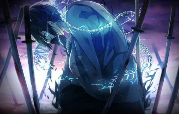 Eyes, anime, boy