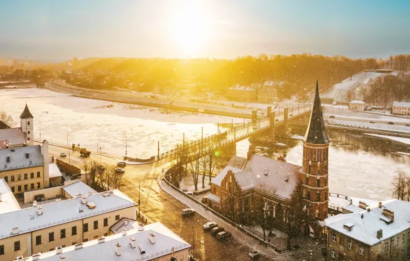 Lietuva, Kaunas, žiema