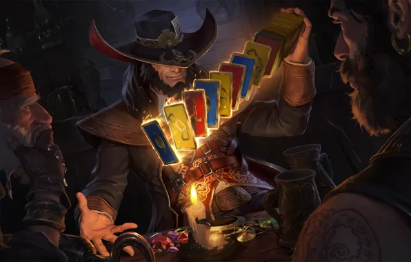 Карты, мужики, Twisted Fate, Legends of Runeterra