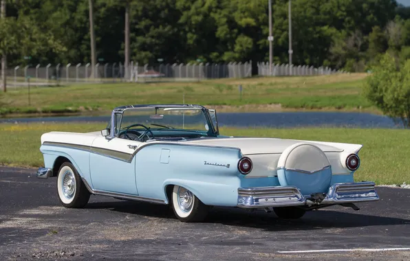 Ford, Форд, 1957, ретро автомобили, Hardtop, Skyliner, Retractable, retro cars