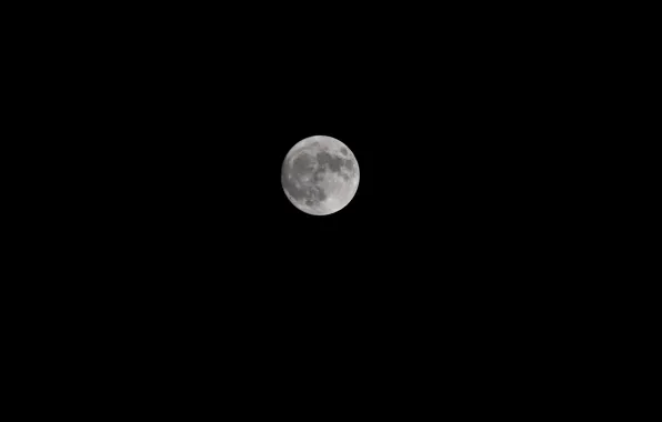 Луна, спутник, moon