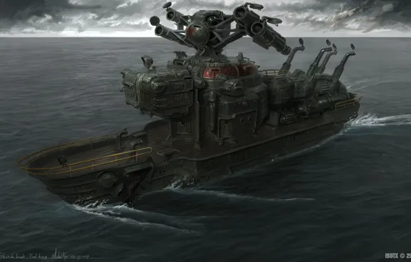 Оружие, корабль, плавание, March of War, Soviet Skirmish Boat