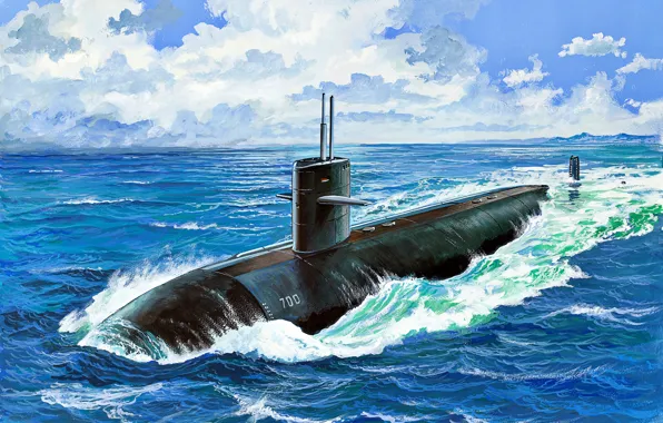 US Navy, многоцелевая АПЛ, подводнaя лодка, USS Dallas, Hunter Killer, SSN-700