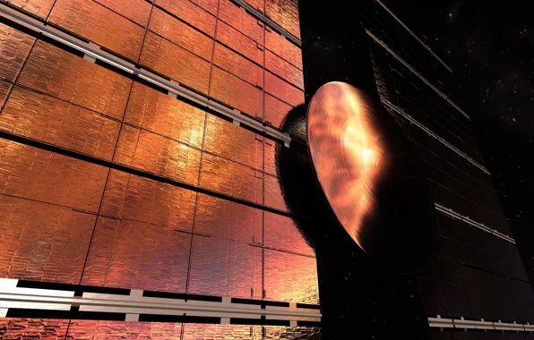 Энергия, батареи, аппарат, sun reflection shield, AI Probe for Interstellar colonisation