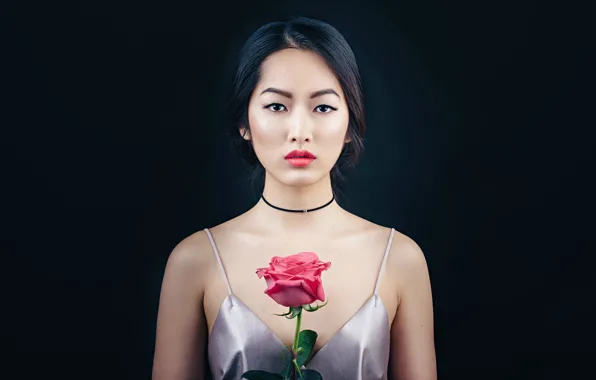 Картинка роза, портрет, макияж, восточная красавица, Анна Ким