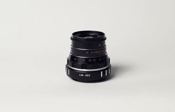 Macro, lens, Industar