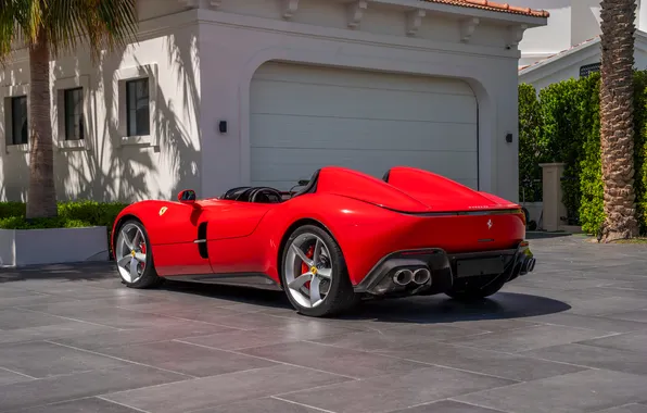 Феррари, Ferrari, суперкар, supercar, единственный экземпляр, 2021, Monza SP2, Ferrari Monza SP2