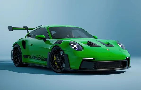 Картинка green, gt3, porsche 911