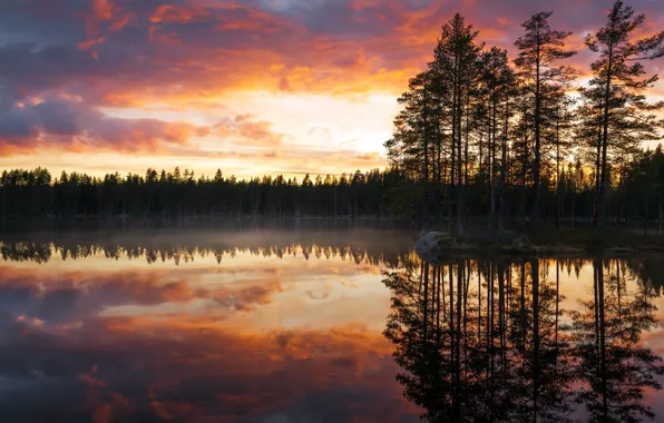 Картинка Tampere, Orivesi, lake Siikajärvi, Lauttakulma