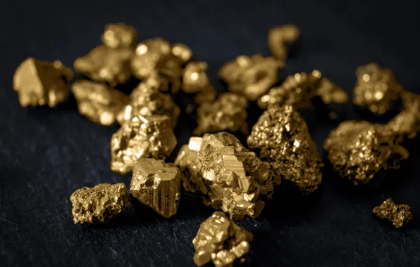 Metal, golden, gold