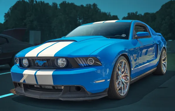 Картинка фон, Mustang GT, культовый автомобиль